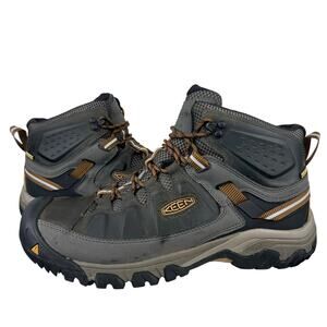 Keen Men's Charcoal and Tan Hiking Boots